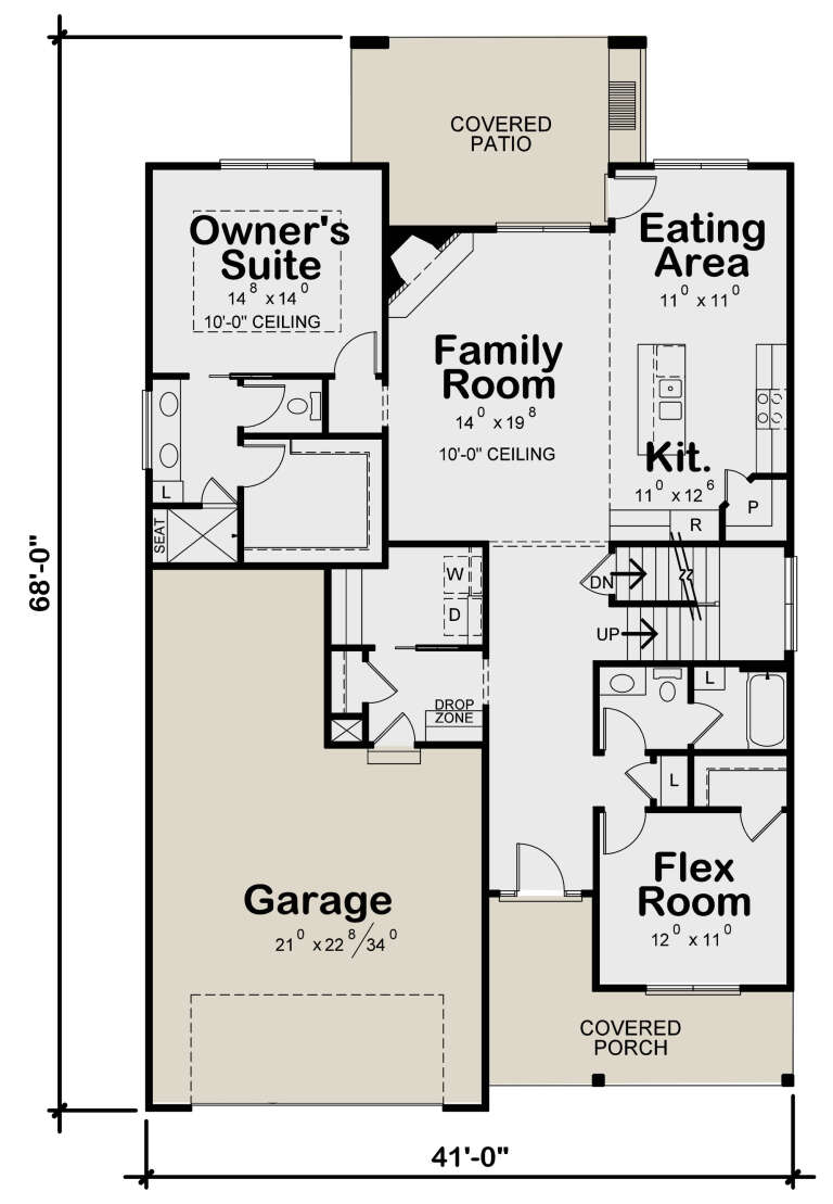 House Plan House Plan #27472 Drawing 1