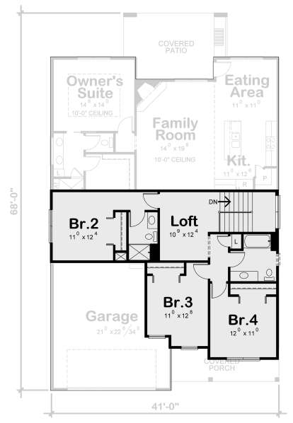 Second Floor for House Plan #402-01751