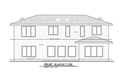 Contemporary House Plan #402-01752 Elevation Photo