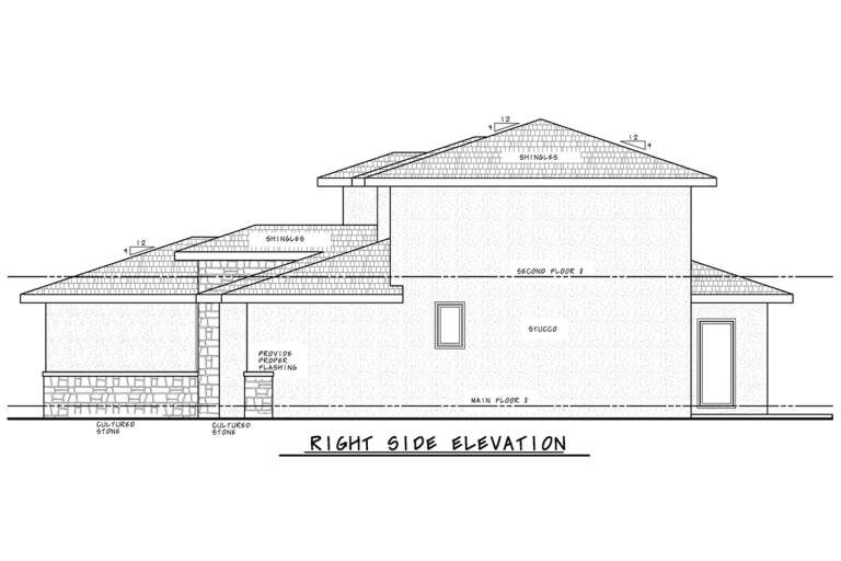 Contemporary House Plan #402-01752 Elevation Photo