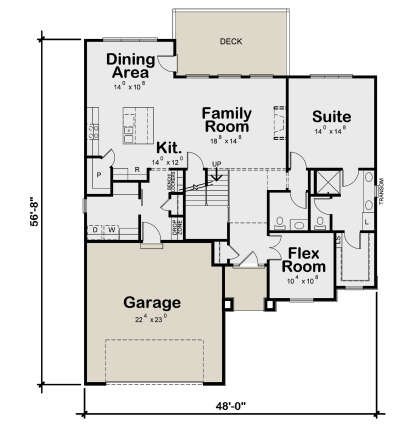 House Plan House Plan #27473 Drawing 1