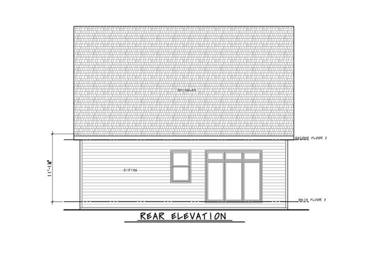 Contemporary House Plan #402-01753 Elevation Photo
