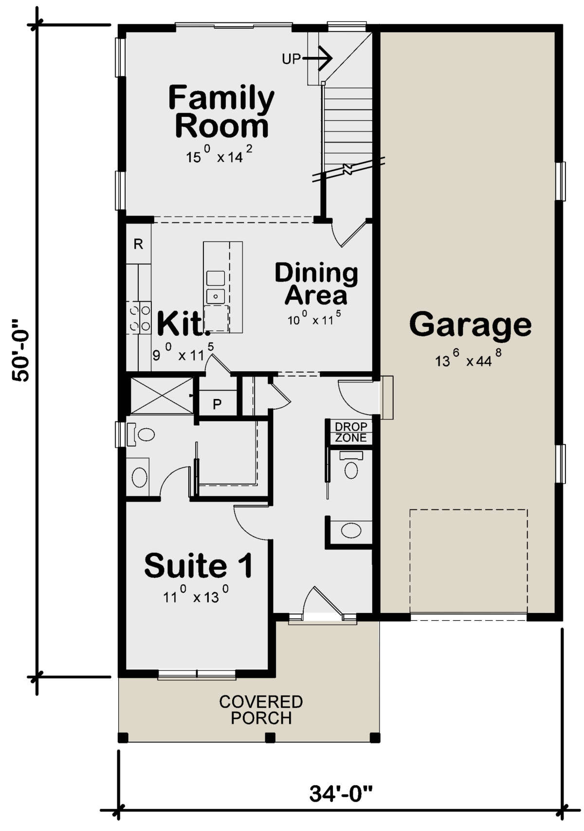 Main Floor  for House Plan #402-01753