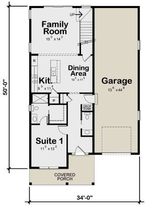 Main Floor  for House Plan #402-01753
