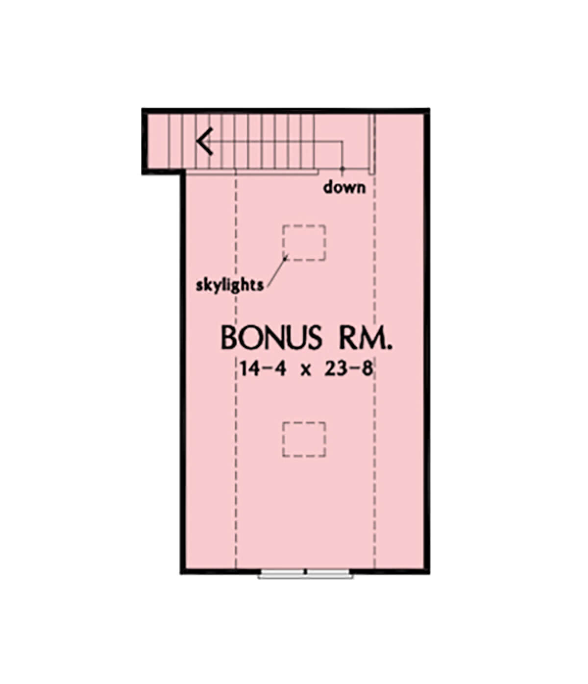Bonus Room for House Plan #2865-00277