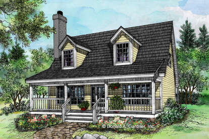 Cottage House Plan #2865-00278 Elevation Photo