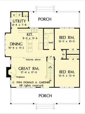 Main Floor  for House Plan #2865-00278