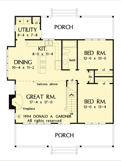 House Plan House Plan #27476 Drawing 1
