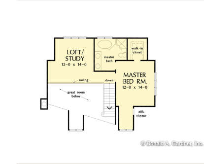 Second Floor for House Plan #2865-00278