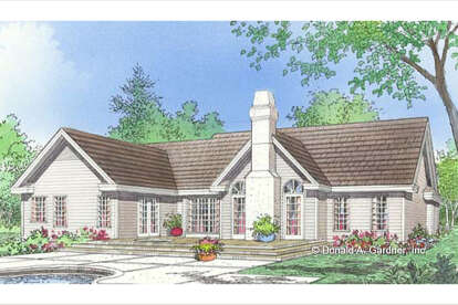 Cape Cod House Plan #2865-00279 Elevation Photo