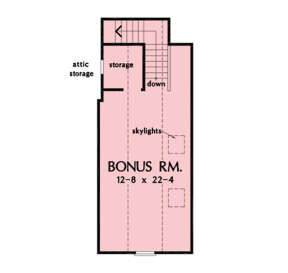 Bonus Room for House Plan #2865-00280