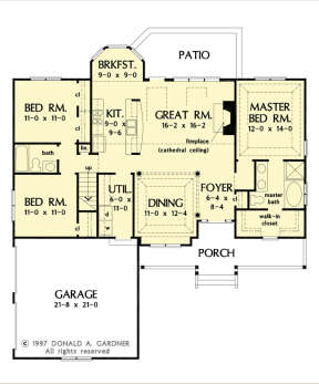 Main Floor  for House Plan #2865-00281