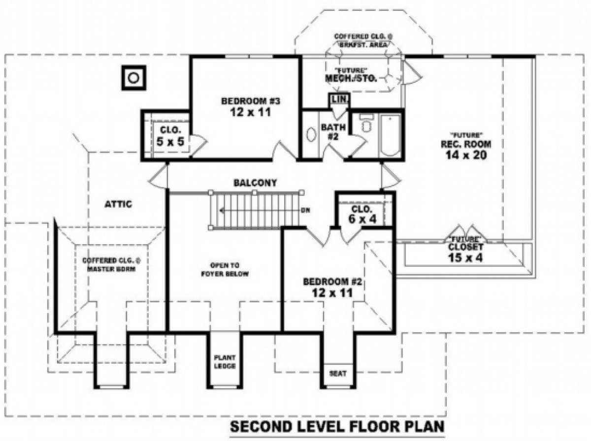 Floorplan 2 for House Plan #053-00409