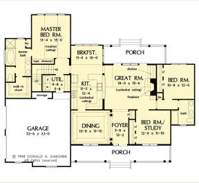 Main Floor  for House Plan #2865-00283