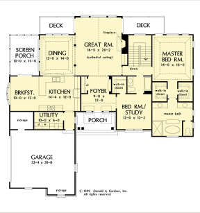 Main Floor  for House Plan #2865-00284