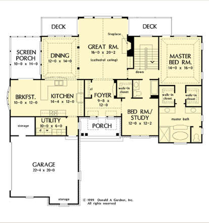 House Plan House Plan #27482 Drawing 1