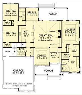 Main Floor  for House Plan #2865-00285