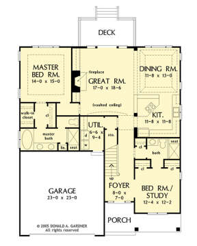 Main Floor  for House Plan #2865-00286