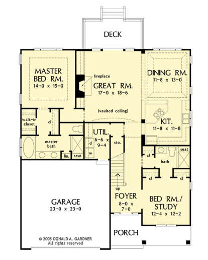 Main Floor  for House Plan #2865-00286