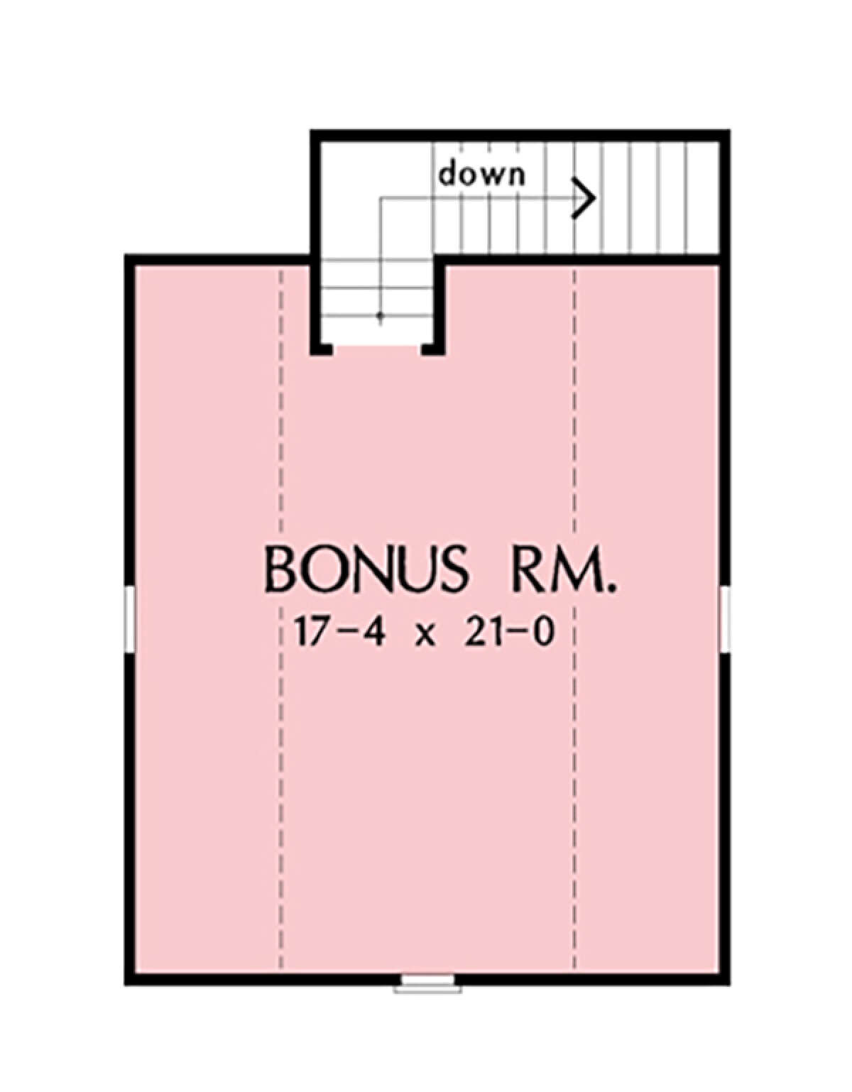 Bonus Room for House Plan #2865-00288