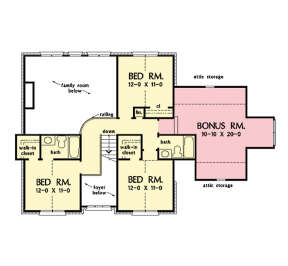 Second Floor for House Plan #2865-00289