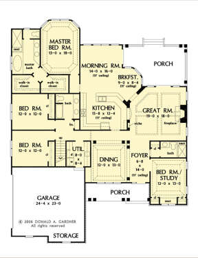 Main Floor  for House Plan #2865-00290