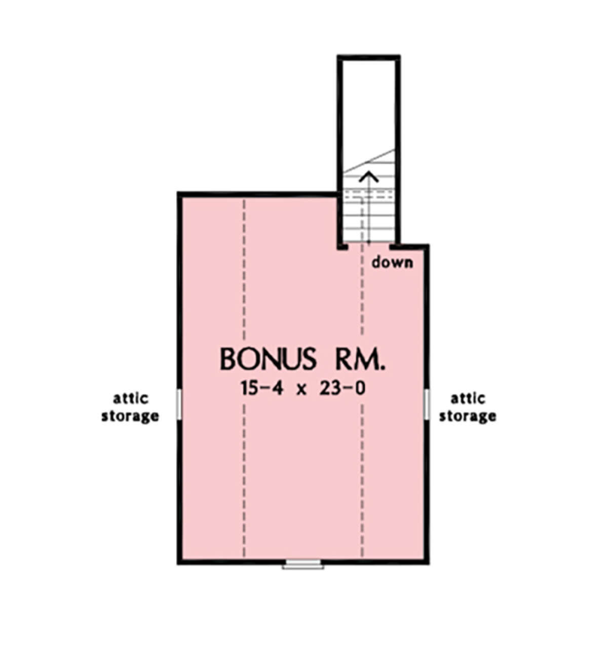 Bonus Room for House Plan #2865-00290