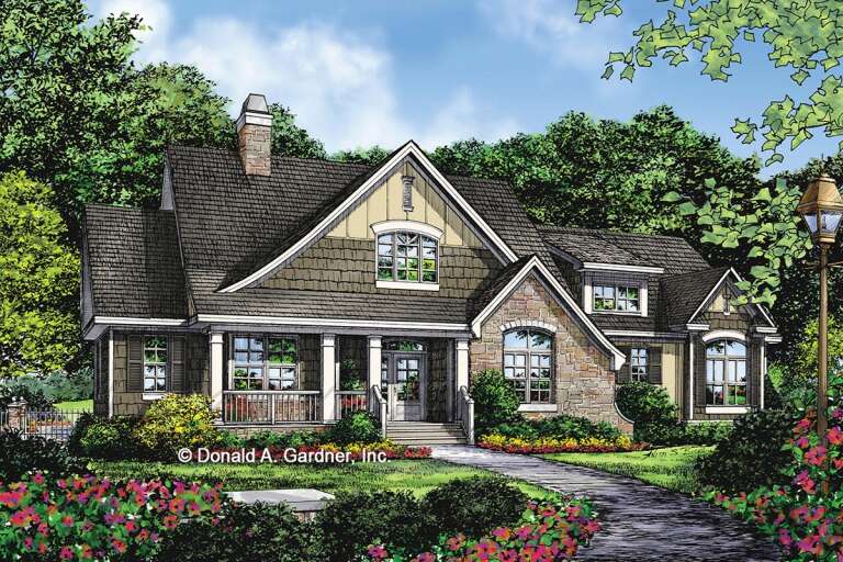 House Plan House Plan #27489 Front Elevation 