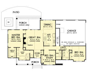 Main Floor  for House Plan #2865-00291