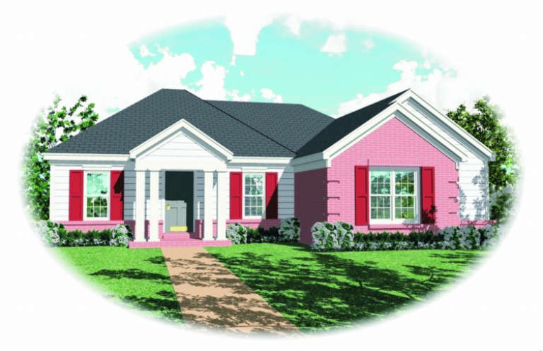 House Plan House Plan #2749 Front Elevation