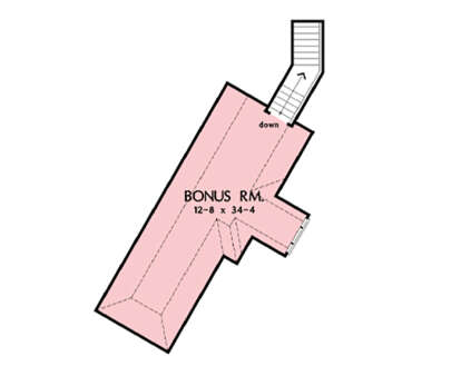 Bonus Room for House Plan #2865-00292