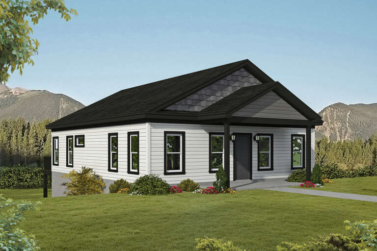 House Plan House Plan #27491 Front Elevation 