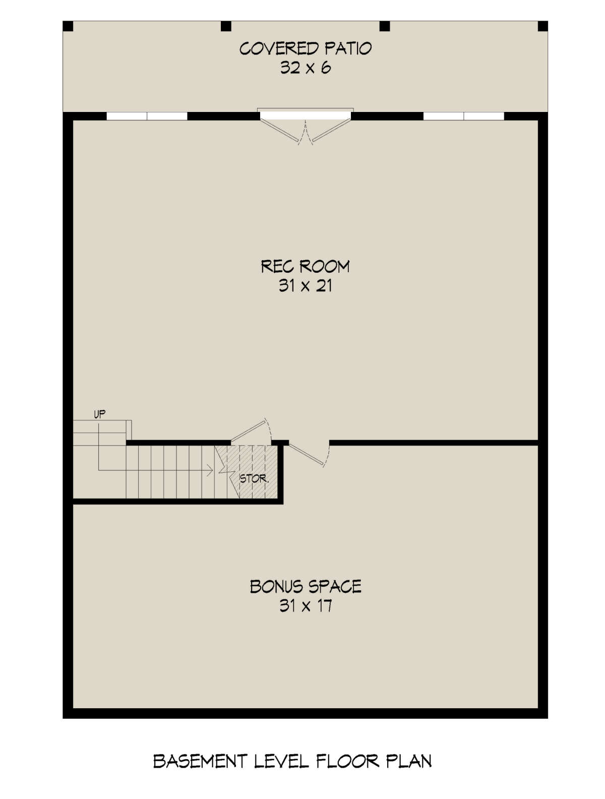 Basement for House Plan #940-00559