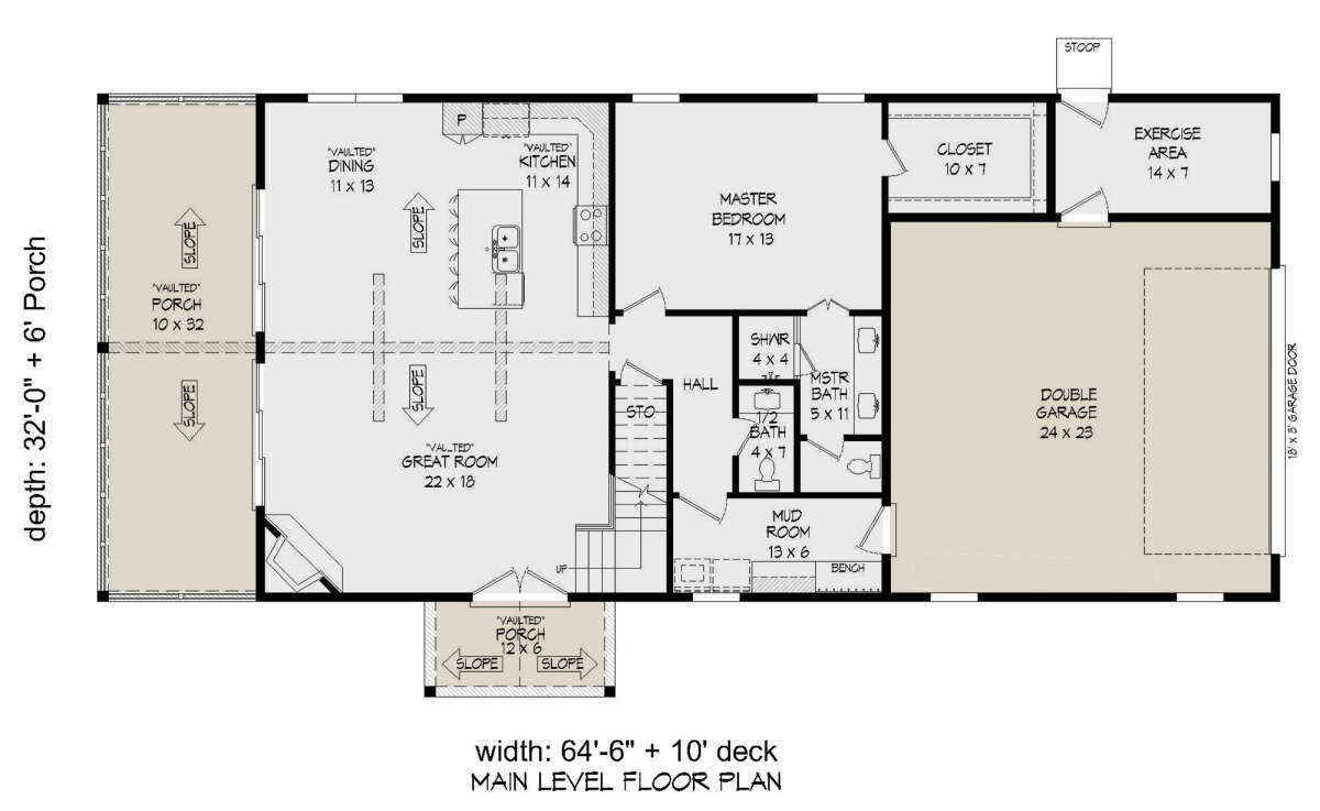 Main Floor  for House Plan #940-00560