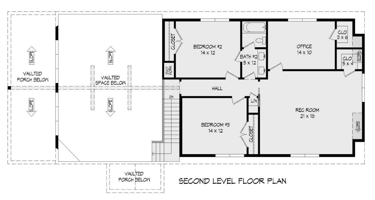 Second Floor for House Plan #940-00560