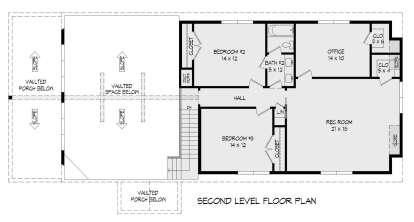 Second Floor for House Plan #940-00560