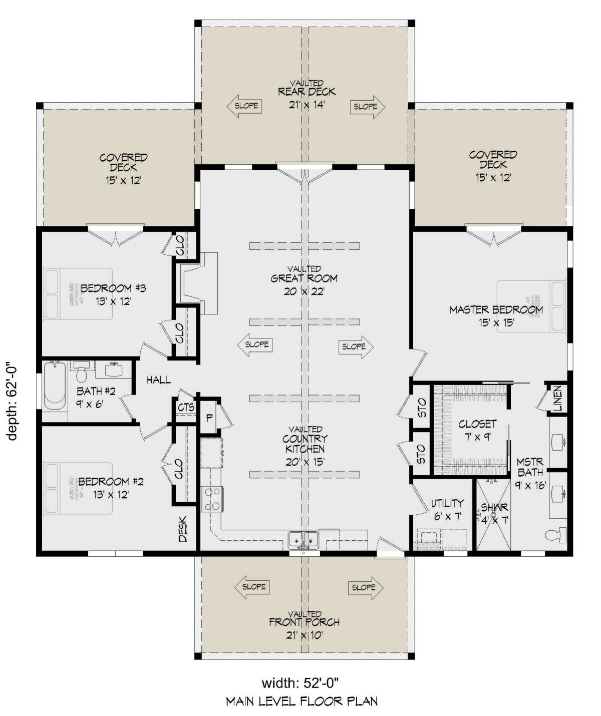 Main Floor  for House Plan #940-00561