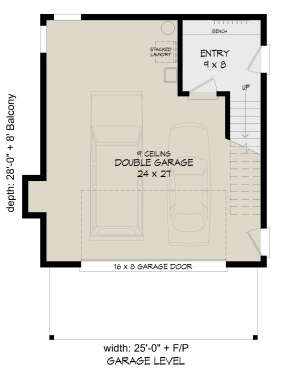 First Floor for House Plan #940-00562