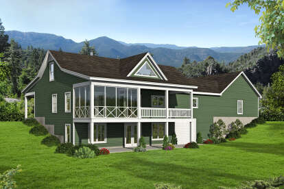 Country House Plan #940-00563 Elevation Photo