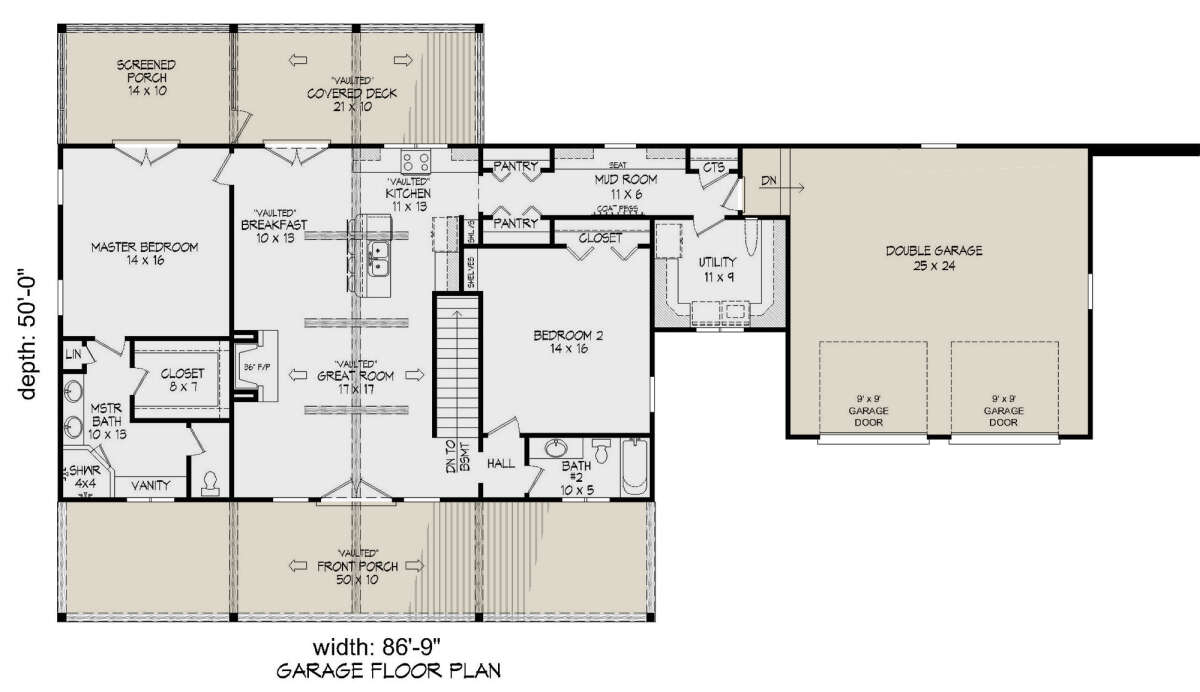 Main Floor  for House Plan #940-00563