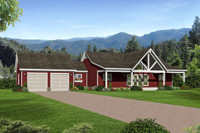 House Plan House Plan #27496 Front Elevation 