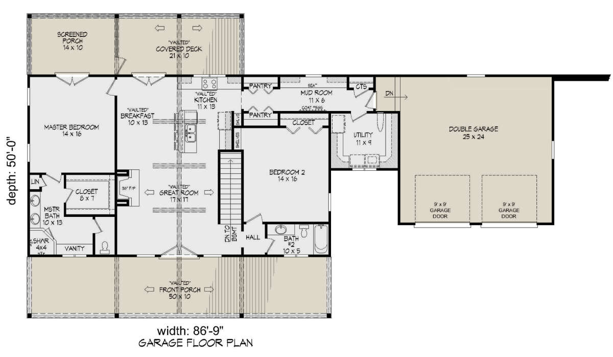 Main Floor  for House Plan #940-00564