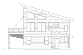 Modern House Plan #940-00565 Elevation Photo