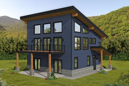 2 Bed, 2 Bath, 2184 Square Foot House Plan - #940-00565
