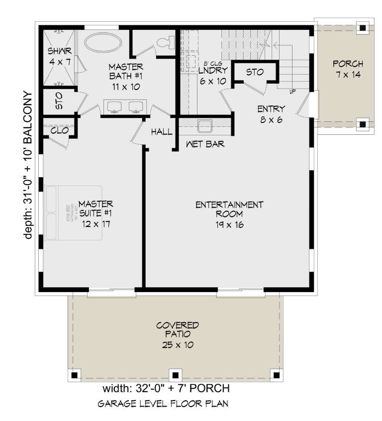 House Plan House Plan #27497 Drawing 1
