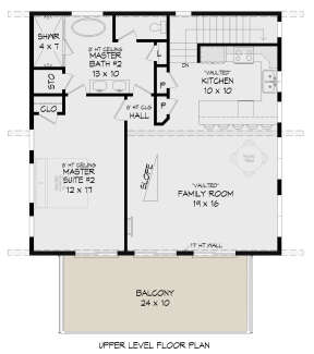 Second Floor for House Plan #940-00565