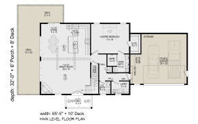 Main Floor  for House Plan #940-00566