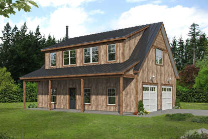 1 Bed, 1 Bath, 1149 Square Foot House Plan - #940-00567