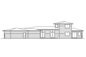 Modern House Plan #035-01023 Elevation Photo