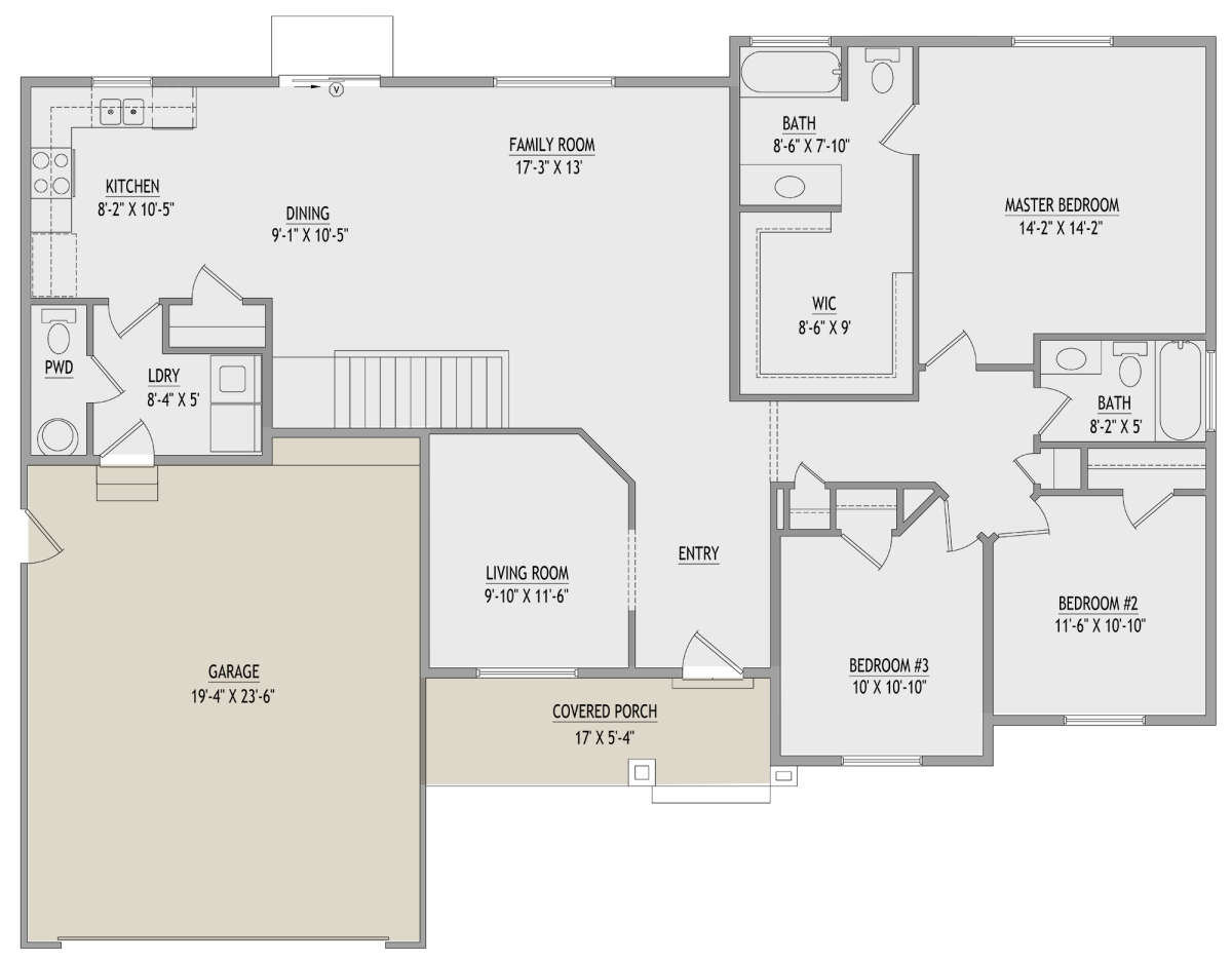 Main Floor  for House Plan #8768-00091
